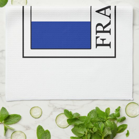 Frankreich Geschirrtuch (Gefaltet)