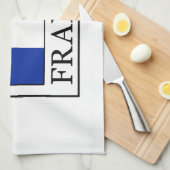 Frankreich Geschirrtuch (Viertel Falte)