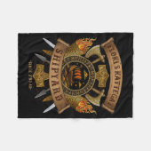 Frankreich Grenoble  Fleecedecke (Vorderseite (Horizontal))