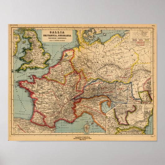 Frankreich, Großbritannien, Deutschland Poster (Vorne)