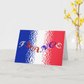 Frankreich Grußkarte Karte (Gelbe Blume)