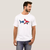 Frankreich Hai T-Shirt (Vorne ganz)