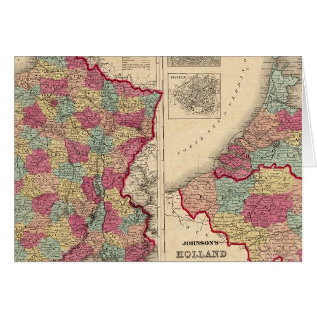 Frankreich, Holland und Belgien (Vorderseite (Horizontal))