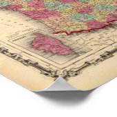 Frankreich, Holland und Belgien Poster (Ecke)