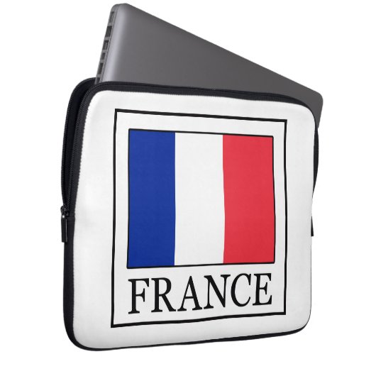 Frankreich-Hülse Laptopschutzhülle (Vorne Rechts)