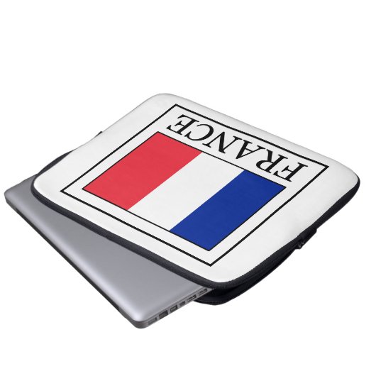 Frankreich-Hülse Laptopschutzhülle (Vorne Knopf)