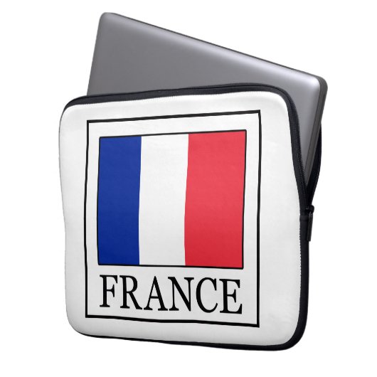 Frankreich-Hülse Laptopschutzhülle (Vorderseite Links)