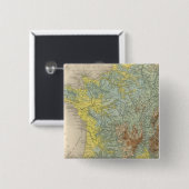 Frankreich hypsometrisch button (Vorne & Hinten)