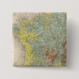 Frankreich hypsometrisch button