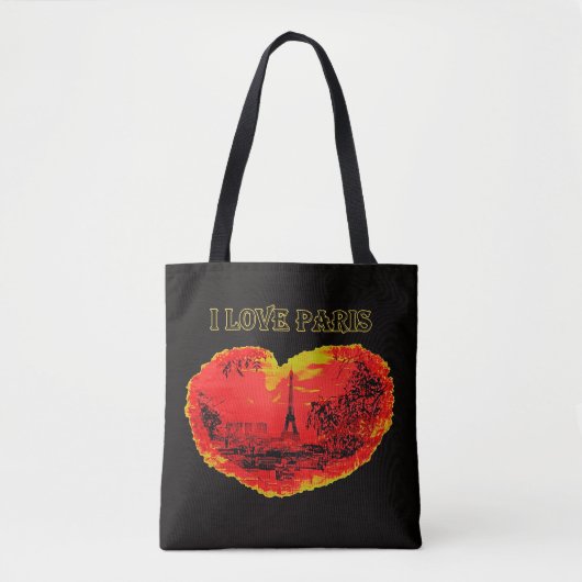 Frankreich ich liebe Paris Tragetasche Tasche (Vorderseite)