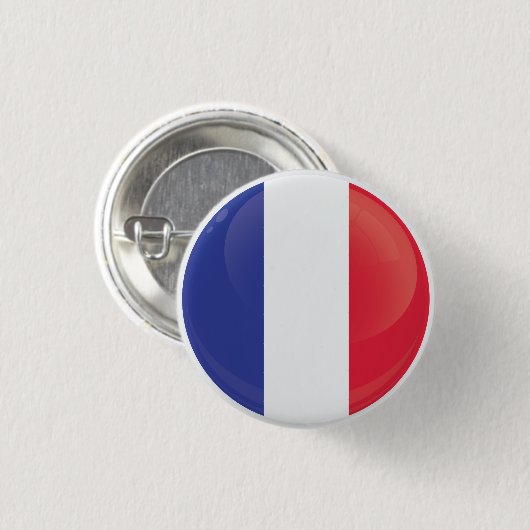 Frankreich - Icon-Flagge Button (Vorne & Hinten)