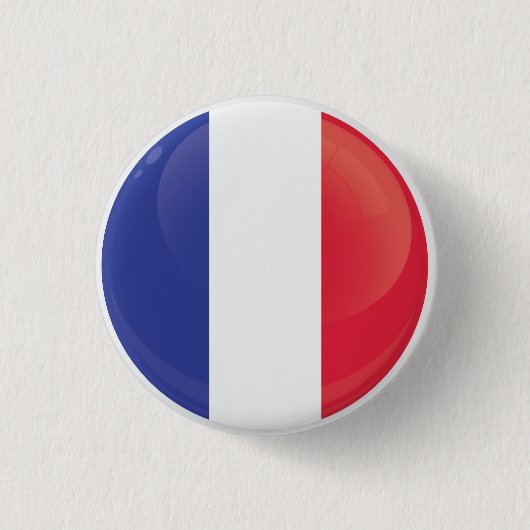 Frankreich - Icon-Flagge Button (Vorderseite)