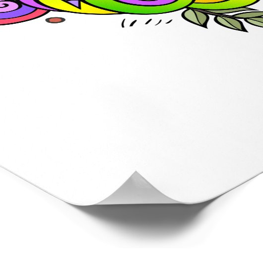 Frankreich Illustration Art Poster (Ecke)