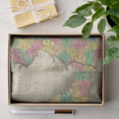 Frankreich, in den Abteilungen Seidenpapier (Geschenk)