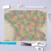 Frankreich, in den Abteilungen Seidenpapier (Handwerk)