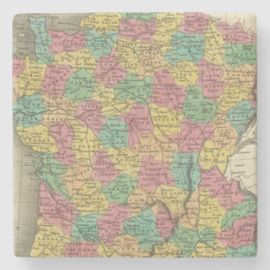 Frankreich, in den Abteilungen Steinuntersetzer