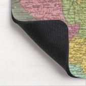 Frankreich in den Departements 2 Mousepad (Ecke)