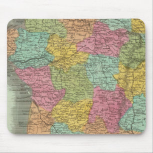 Frankreich in den Departements 2 Mousepad