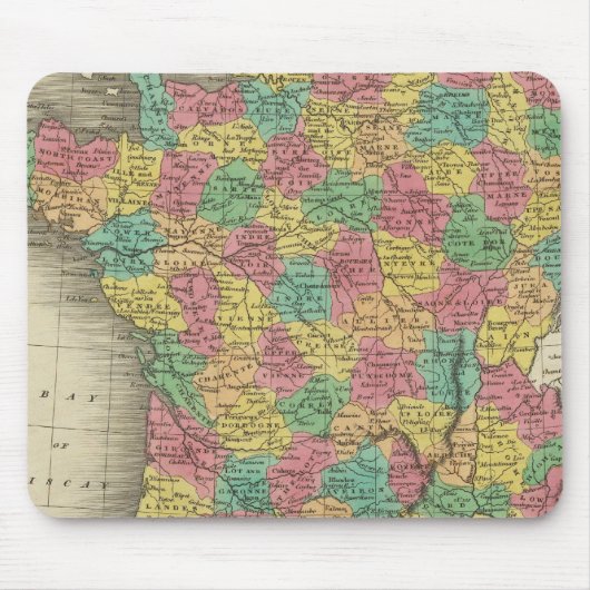 Frankreich, in den Departements Mousepad (Vorne)