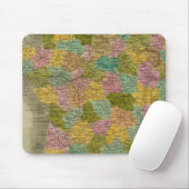 Frankreich in den Departements Mousepad (Mit Mouse)