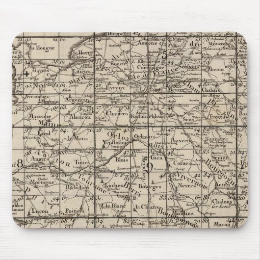 Frankreich-Index Mousepad (Vorne)