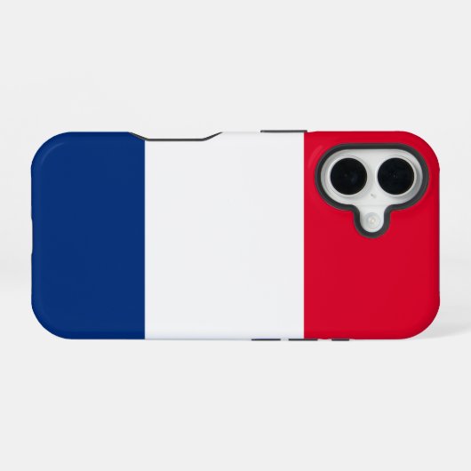 Frankreich iPhone 16 Hülle (Rückseite (Horizontal))
