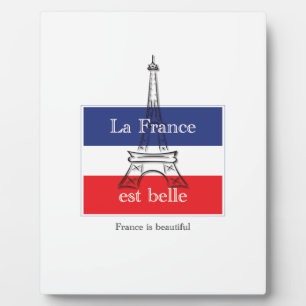 Frankreich ist schön fotoplatte