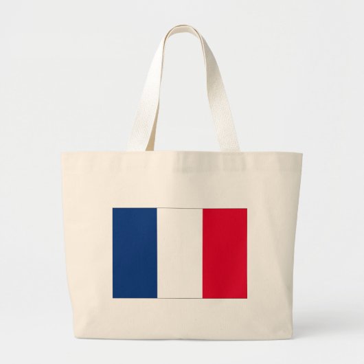 Frankreich Jumbo Stoffbeutel (Vorne)