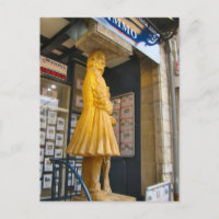 Frankreich, Jura, Arbois; Statue eines Winzers