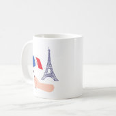 Frankreich Kaffeetasse (Vorderseite Links)