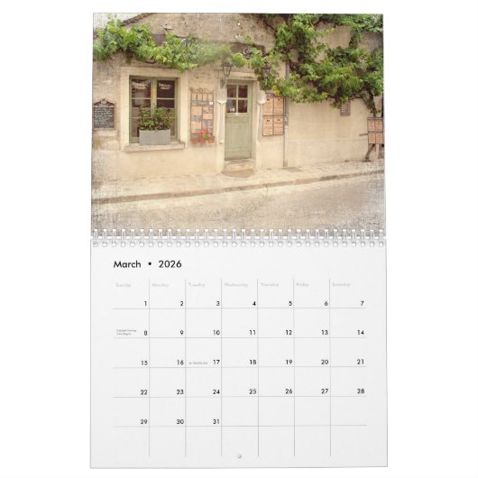 Frankreich Kalender (Mär 2026)