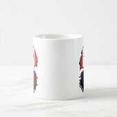Frankreich - kanadisches Tree-Roots-Flag in Kanada Kaffeetasse (Mittel)