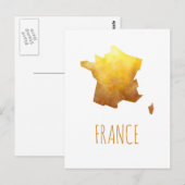 Frankreich Karte (Vorne/Hinten)