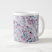 Frankreich Karte Jumbo-Tasse (Vorderseite Rechts)