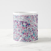 Frankreich Karte Jumbo-Tasse (Vorderseite)