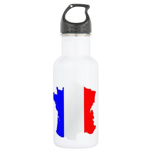 Frankreich - Karte Trinkflasche (Vorderseite)
