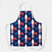 Frankreich Koch Fleur de Lys Celebrate Frankreich Schürze (Vorderseite)