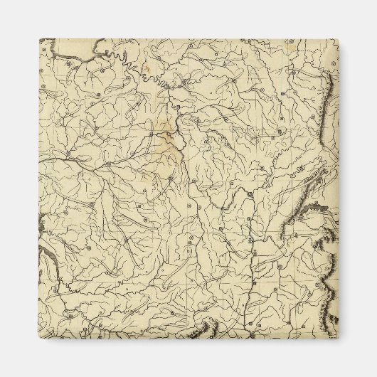 Frankreich Kontur Magnet (Vorne)