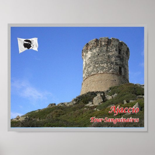 Frankreich - Korsika - Ajaccio - Poster (Vorne)