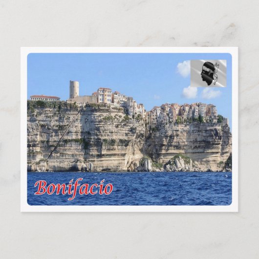 Frankreich - Korsika - Bonifacio - Postkarte (Vorderseite)