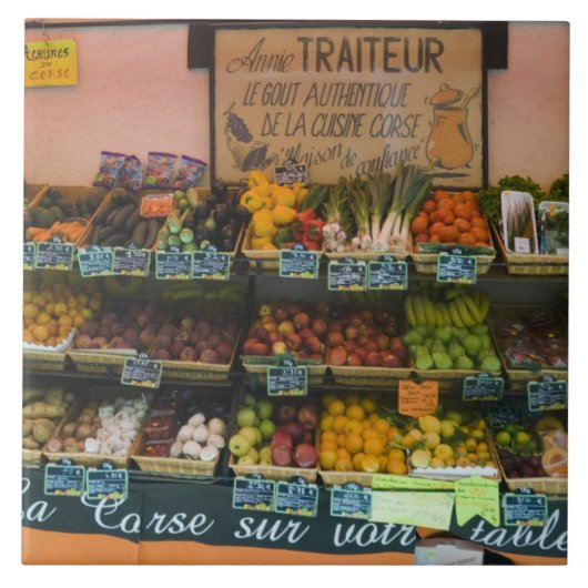 Frankreich, Korsika. Der Geschmack des authentisch Fliese (Vorderseite)