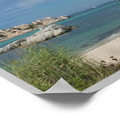 Frankreich - Korsika - Insel der Pferde - Poster (Ecke)