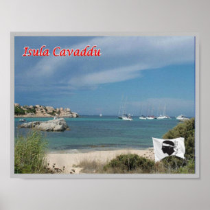 Frankreich - Korsika - Insel der Pferde - Poster