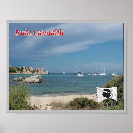 Frankreich - Korsika - Insel der Pferde - Poster (Vorne)