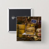 Frankreich, Korsika. Käse und Charcuterie Button (Vorne & Hinten)