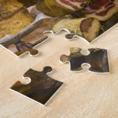 Frankreich, Korsika. Käse und Charcuterie Puzzle (Seite)