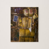 Frankreich, Korsika. Käse und Charcuterie Puzzle (Vertikal)