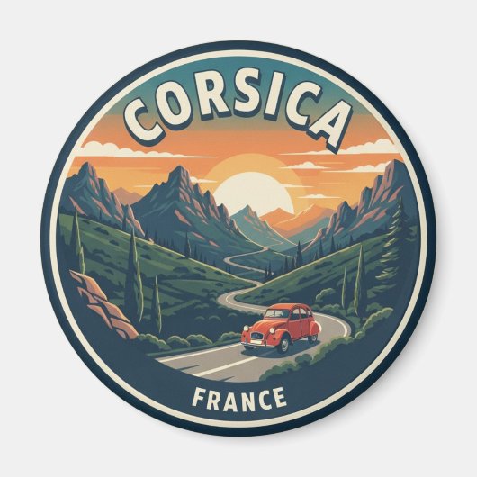 Frankreich Korsika Reisen Magnet (Vorne)