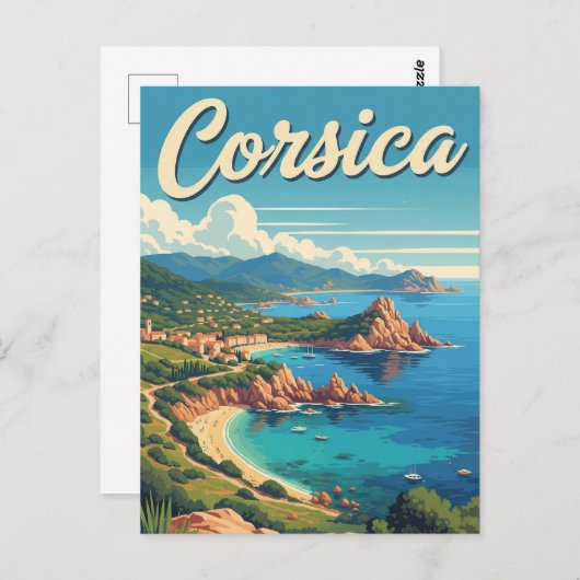 Frankreich Korsika Reisen Postkarte (Vorne/Hinten)