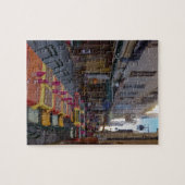 Frankreich, Korsika. Tische im Café Set in schmale Puzzle (Horizontal)